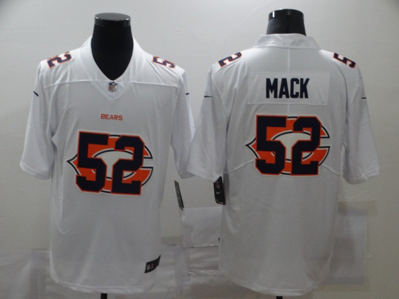 Men's Chicago Bears #52 Khalil Mack White Jersey